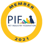PIF Member 2021 Pet Industry Federation badge